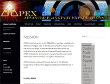 Tablet Screenshot of apexinstitute.org