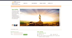 Desktop Screenshot of apexinstitute.com